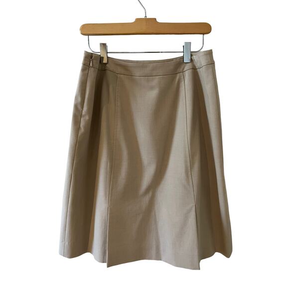 Talbots Classic Office Ready Career Skirt Tan 12P - Picture 2 of 4